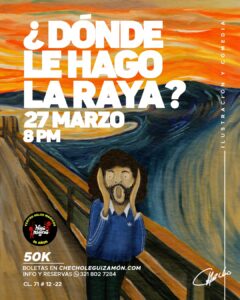 Lee más sobre el artículo Dónde le hago la raya? 27 de MARZO Bogotá