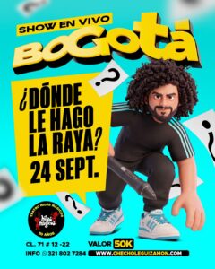 Lee más sobre el artículo ¿Donde le hago la raya? Bogotá  24 de septiembre